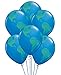 Qualatex Globe Biodegradable Latex Balloon, 11-Inch (12-Units)