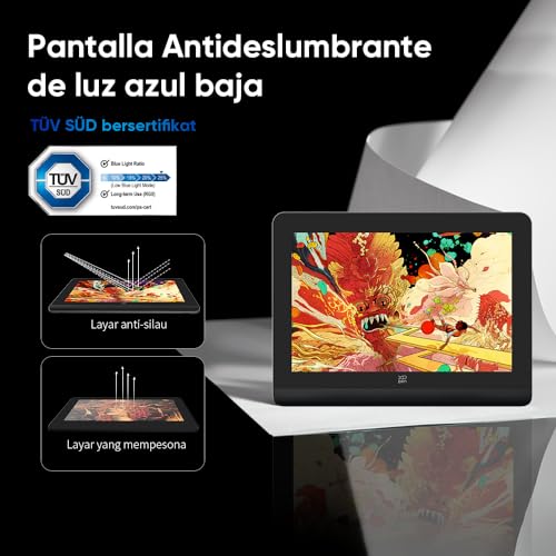 XPPEN Artist Pro14 Gen2 Graphic Tablet with Pen Display 16K Pressure Levels, Digital Drawing Tablet 14 Inches with Wireless Keyboard, Compatible with Windows, Mac, Android, Chrome, Linux