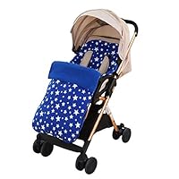 SONARIN Universal Premium Pushchair Footmuff,Cosy Toes Fleece Lined Universal Fitting for Pushchairs Strollers Prams Buggy(Blue)