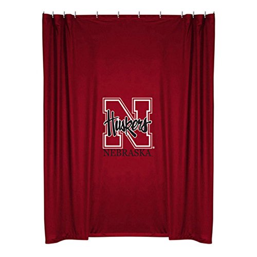 Sports Coverage College Shower Curtain - Nebraska