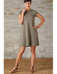 Justo índigo orgánico de comercio justo vestido de Swing