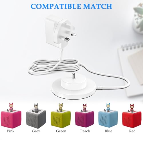 Charger for Tonies, Compatible with TonieBox Audio Player Charging Base Station, for Tonie Box Replacement Original Power Cord