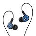 BYZ-K62 Earbuds with Microphone and Volume Control,in ear Running Headphones for iPhone Android Smartphone(Blue)