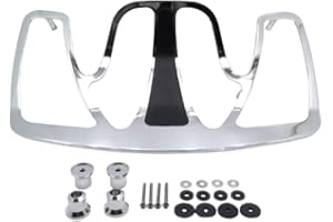 SMT-MOTO SMT-Billet Aluminum Rear Trunk Lunggage Rack Compatible With 2001-2012 Honda Goldwing GL1800 CHROMED [B00RUDZR3U]