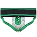 iiniim Mens Sexy Lace Up Lacing Sports Underwear Jockstrap G-String Clubwear Green M