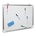 Dry Erase White Board with Lap Board: Hanging Writing, Drawing & Planning Large Whiteboard for Cubicle & Wall | 24X18 | 5 Magnetic Markers & Eraser | Easy to Clean Lapboard for Kids Office, School