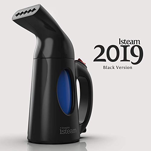 iSteam Steamer for Clothes [Update Version] 7-in-1 Powerful Multi-Use: Wrinkle Remover-Clean-Sterilize-Refresh-Treat-Defrost-Garment/Home/Kitchen/Bathroom/Car/Travel (Black) - Thumbnail 5