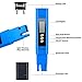 Poit Water Quality Digital TDS PPM Meter Tester, ATC/Measuring Temperature/Data Hold/Auto-off Function, Leather Carrying Case Included