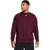 Under Armour Men's Rival Fleece Crew, (609) Maroon / / White, XX-Large Tall