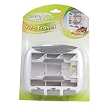 SammyLife Vita Travel 9 Compartment Vitamin or Supplement Dispenser