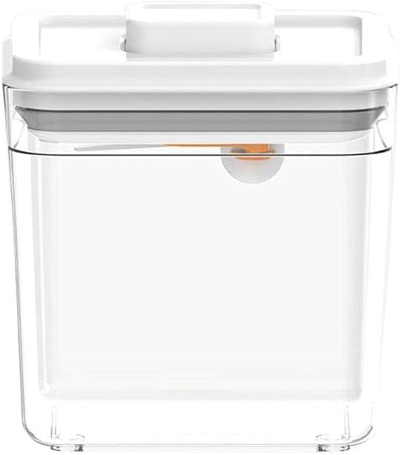 Recipiente de plástico cuadrado sellado Tanque de almacenamiento Cocina