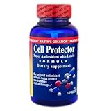 Earth's Creation Cell Protector Super Antioxidant with Lutein Dietary Supplement, 60 Capsules