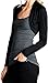 Imagenation Junior and Plus Size Solid Long Sleeve Shrug Bolero