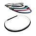 Silver Hair Bracelet - Charming, Elegant Jewelry for Ladies & Teen Girls - Nickel Free, Stainless Steel Cuff - (silver)