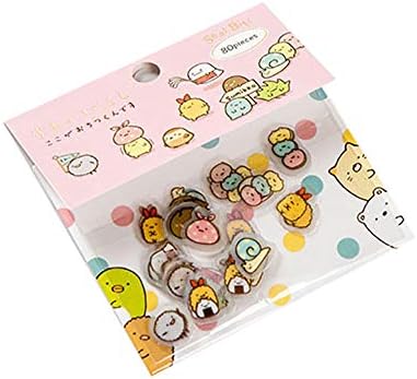 Kanggest Animals Diary Stickers Little Cute Pattern Calendar Stickers Paper DIY Decoration Envelope Decoration Photo Journal Albums Diary Stickers Notebook Decoration Scrapbooking(D)
