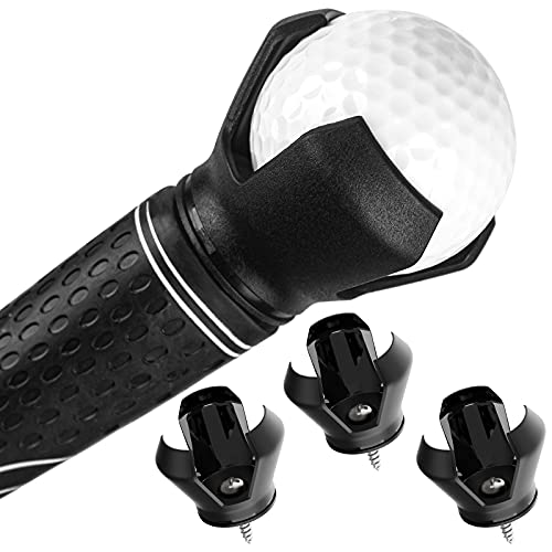 Vibit 3Prong Golf Ball Pick Up Retriever Grabber Black Back Saver Claw