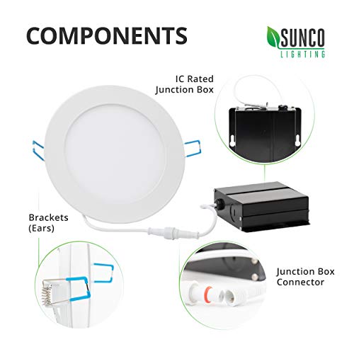 5 Sunco+Lighting+Ultra+Thin+Recessed+Certified