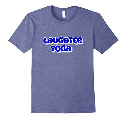 Mens Laughter Yoga T-Shirt Students Teachers Laugh Clubs XL Heather Blue