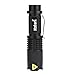 Hatori 18650 Flashlight Ultra Bright Handheld LED Flashlight with Zoomable Adjustable Focus 5 Light Modes Water Resistant Torch, Battery-Powered (Not Included) Tactical Flashlight, Black
