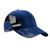 ATOFUL Baseball Hats Summer Hats for Men/Women, Adjustable Outdoor Sport Hats Cap(Blue)