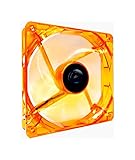 APEVIA 12SL-OG 120mm 4pin+3pin Ultra Silent Orange LED Case Fan