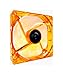 Apevia 12SL-OG 120mm 4pin+3pin Ultra Silent Orange LED Case Fan
