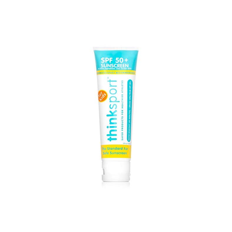 thinksport Kid’s Safe Sunscreen, SPF 50 Plus, 3 Fluid Ounce