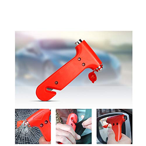 24 in 1 Roadside Assistance Auto Emergency Kit, Multifunctional Breakdown Tool Kits First aid kit (Triangle Bag - Contains Jumper Cables, Tools, Reflective Safety Triangle and Safety Hammer etc)