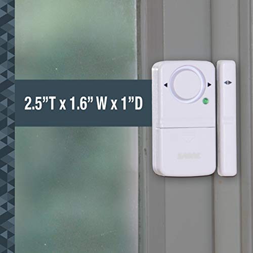 SABRE Wireless Home Security Door Window Burglar Alarm with LOUD 120 dB