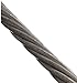 Loos Stainless Steel 302/304 Wire Rope, 1x7 Strand, 3/64