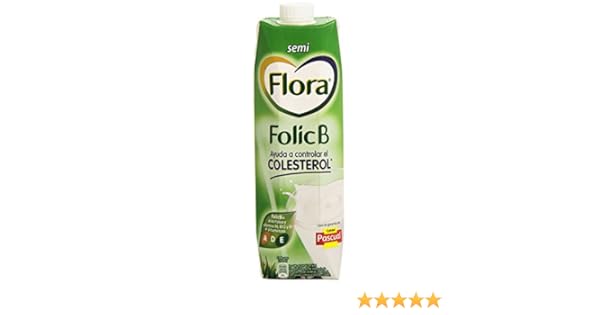 Flora Leche Semidesnatada Folic B - 1 l: Amazon.es: Amazon Pantry