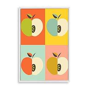 Framed Canvas Wall Art Abstract Colorful Canvas Prints Home Artwork Decoration for Living Room,Bedroom - 16x24 inches