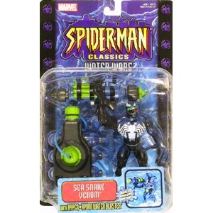 Spider-Man Classics Water Wars Venom Sea Snake Figure by Toy Biz