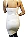 Dona Michi Extra Long Seamless Basic Spaghetti Strap Stretch Cami Tank White
