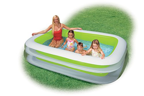 Intex 0078257564835 Piscine Rectangulaire Family 749 Liters L Vert