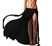 Bhbuy Womens Bikini Swimsuit Beach Dress Skirts Sheer Sarong Beach Swimwear Wrapped Cover up (Black)