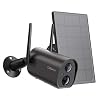 Security Camera Outdoor, COOAU 1080P Wireless Solar Powered Camera with Rechargeable Battery, WiFi Home Surveillance…