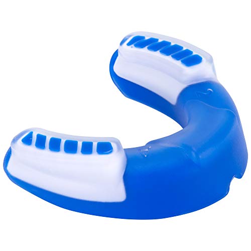 Aroamas Sports Mouth Guard for Adults - Moldable - Gel Max Mouthguard for Football, Lacrosse, Basketball, Boxing, MMA, Martial Arts, and More