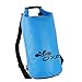 20L Waterproof Dry Bag, OXA Roll Top Closure Dry Sack with Dual Shoulder Strap, Durable Lightweight Premium Waterproof Dry Sack Bags for Kayaking Boating Rafting Swimming Fishing Snowboarding Blue