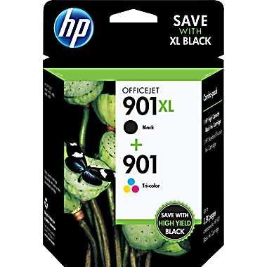 HP-901XL901-Ink-Cartridge-BlackMulticolor-Pack-of-2-CZ722FN
