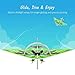TaoTronics Quadcopter Drone, 2 in 1 Glider Air Plane, RC Quadcopter Helicopter Drone, 2.4GHz UAV Quadcopter Flying Toy, Long Range Remote Control, Good for Beginning Player (for Age 14+)