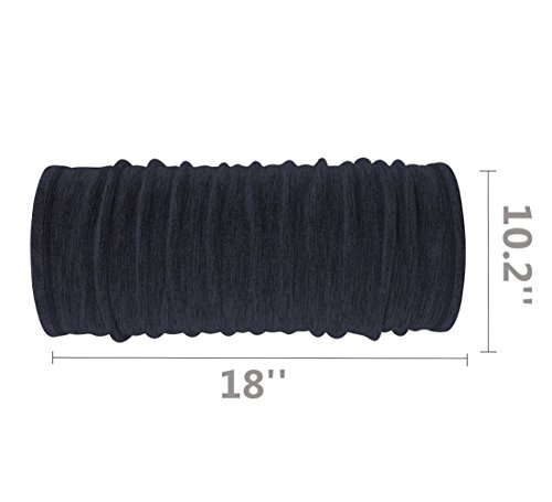 image for Peicees Fleece Neck Warmer Neck Gaiter Neck Rolls, Ear Warmer Headband