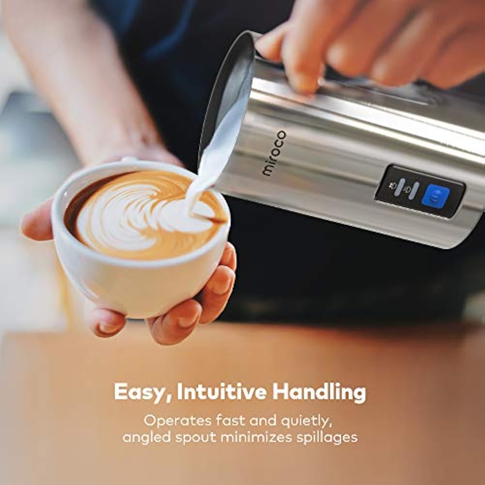 Milk Frothers Frother, Electric Steamer Stainless Steel, Automatic Hot