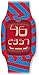 Swatch Quadri-Code Two-Tone Rubber Digital Ladies Watch SURR103
