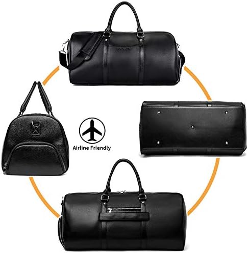 BOSTANTEN Genuine Leather Duffle Bag for Men Travel Overnight Gym Sports Luggage Duffel Bags 4 BOSTANTEN Genuine Leather Duffle Bag for Men Travel Overnight Gym Sports Luggage Duffel Bags