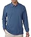 UltraClub Adult Long-Sleeve Classic Piqué Polo XL STORM BLUE