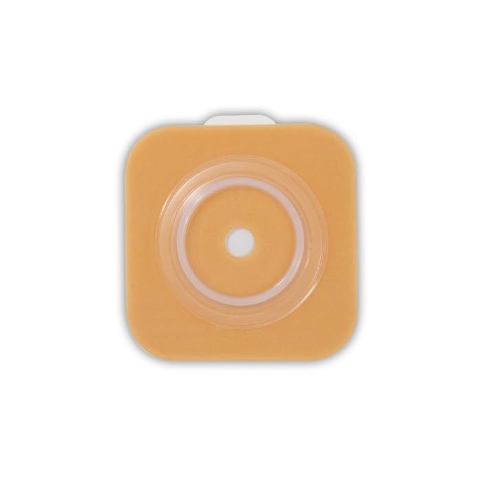 Convatec 125263 - Sur-Fit Natura Stomahesive Flexible 4'' x 4'' Wafer Tan, 1.5'', 10/bx