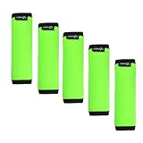 Cosmos &reg; 5 Pieces Fluorescence Green Comfort Neoprene Handle Wraps/Grip/Identifier for Travel Bag Luggage Suitcase
