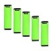 Cosmos 5 Pieces Fluorescence Green Comfort Neoprene Handle Wraps/Grip/Identifier for Travel Bag Luggage Suitcase Travel Bag Laptop Computer Tote Briefcases