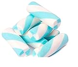 Puffy Poles Light Blue & White Jumbo Marshmallow Twists 2.2LB Bag